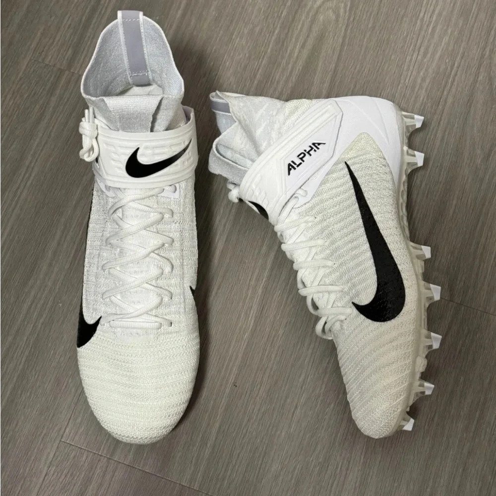 Nike Alpha Menace‎ Elie 2 White/Wolf Grey Football Men’s Cleats